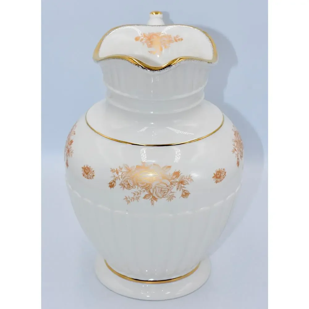 Royal Albert Old Country Roses Gold Trim Large Water Sweet Tea Pitcher Porcelain